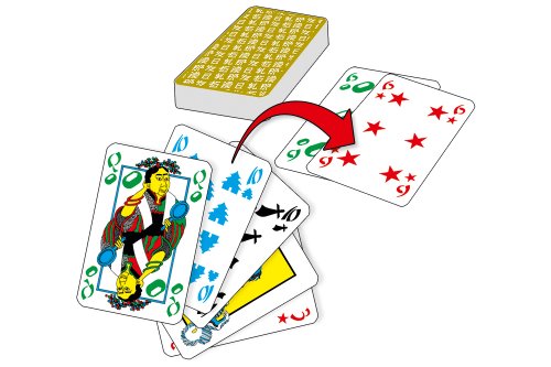 ABACUSSPIELE - Juego de cartas, 4 spieler jugadores [importado de Alemania]