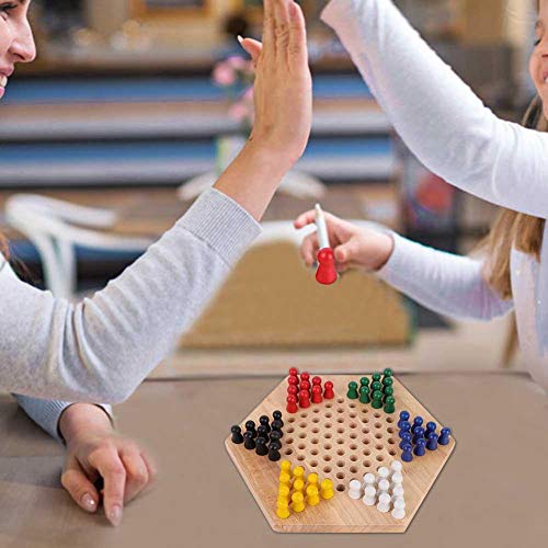 Alomejor Juego de Mesa de Damas de Madera para niños Enseñanza educativa temprana