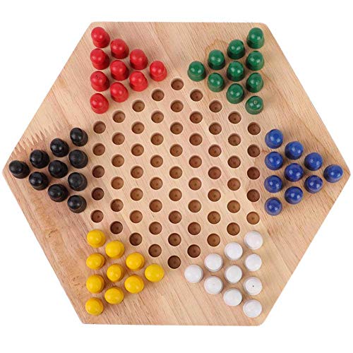 Alomejor Juego de Mesa de Damas de Madera para niños Enseñanza educativa temprana