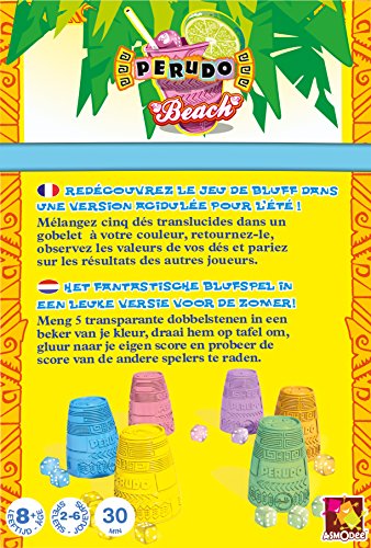 Asmodee - PE01BEAC - Jeu - Perudo Beach