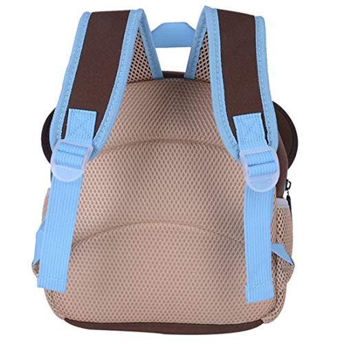 BAIGIO Mochila Infantil Kindergarten,Pequeñas Mochilas Bolsas Escolares de Dibujos Animados Animales para Niñas Primaria Linda Bolso Bebe Guarderia Preescolar para 2-7 Años (Mono, 21 * 8 * 26cm)