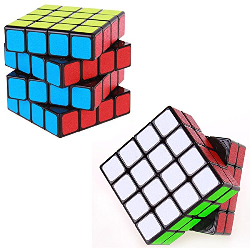 COOJA Cubo Mágico 4x4x4, Velocidad Rompecabeza Cubos con Easy Turning, Brain Teaser para Niños y Adultos