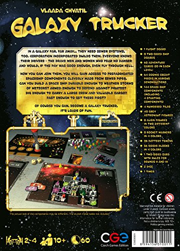 Czech Games Edition- Galaxy Trucker Juego de Mesa - Versión Inglesa