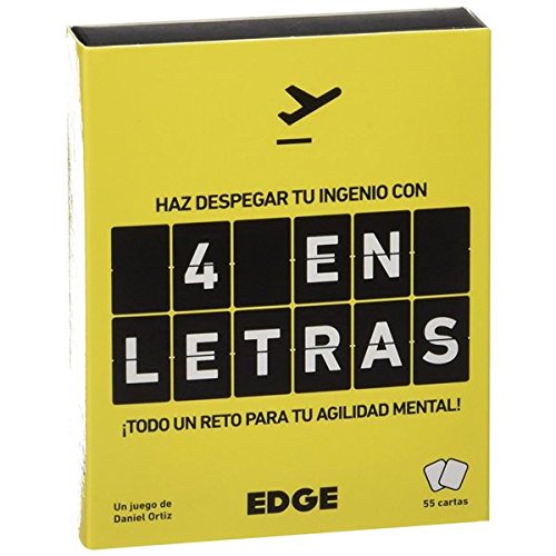 Edge Entertainment EEES4L01 - Juego de cartas 4 en Letras , color/modelo surtido