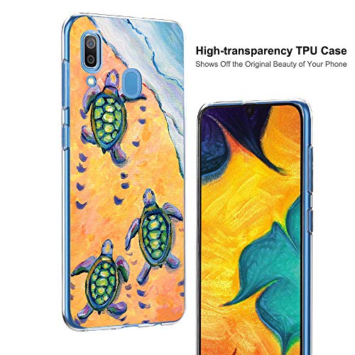 Funda Transparente Compatible para Galaxy A8 Plus 2018,Carcasa Suave Silicona TPU Gel Dibujos Animal Ultra Fina Anti Choques y Anti Arañazos Clear Bumper Case Cover para Galaxy A8 Plus 2018,A14