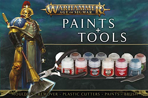 Games Workshop Warhammer Age of Sigmar - Set DE Pinturas Y Herramientas