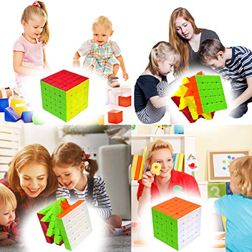 Maomaoyu Cubo Magico 5x5 5x5x5 Original Puzzle Cubo de la Velocidad Niños Juguetes Educativos, Stickerless