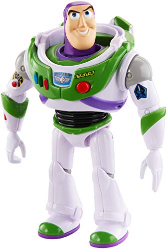 Mattel- Disney Toy Story 4-Figura con Voces y Sonidos Buzz Lightyear, Juguetes niños +3 años GGT32, Multicolor