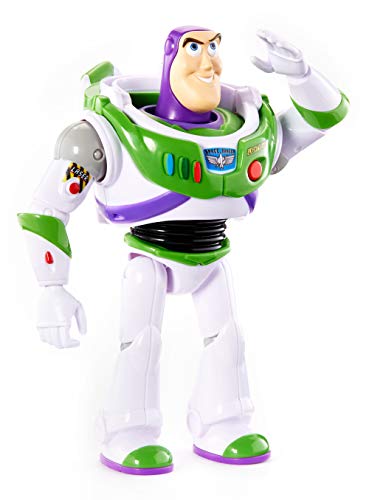 Mattel- Disney Toy Story 4-Figura con Voces y Sonidos Buzz Lightyear, Juguetes niños +3 años GGT32, Multicolor