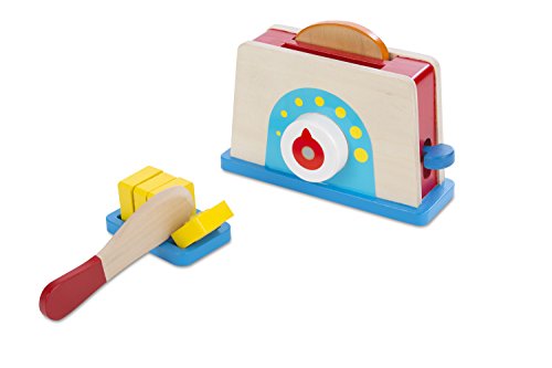 Melissa & Doug Toast Bread & Butter Toaster Set, Multicolor (19344)