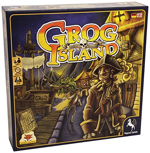 Pegasus Grog Island - Juego de Tablero (29,5 cm, 29,5 cm, 7 mm)