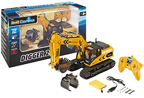 Revell- Digger 2.0 Juguetes a Control Remoto, Multicolor (24924)