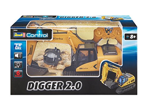 Revell- Digger 2.0 Juguetes a Control Remoto, Multicolor (24924)