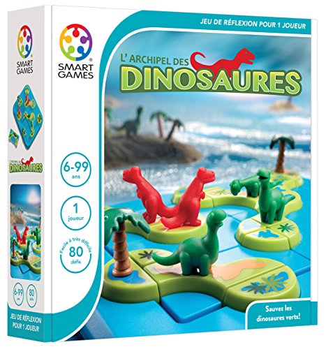 SmartGames l'Archipel Des Dinosaures Child Niño/niña - Juegos educativos (Multicolor, Child, Niño/niña, 6 año(s), 99 año(s), 80 Pieza(s))