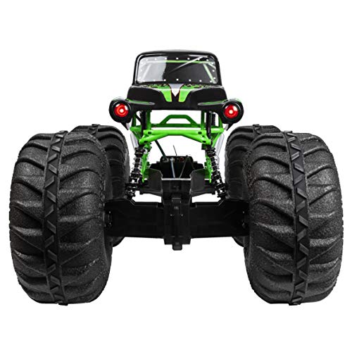 Spin Master Gravedigger Mega Grave Digger-Camión con Control Remoto para Todo Terreno, con Luces, Escala 1:6, Multicolor (6046198)