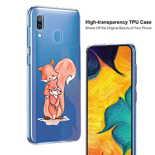 Suhctup Funda Compatible con Samsung Galaxy S10+ Plus,Transparente Carcasa con Dibujos Animados TPU Silicona Protectora de Golpes Anti Choques Slim Case Cover Bumper para Galaxy S10+ Plus(18)