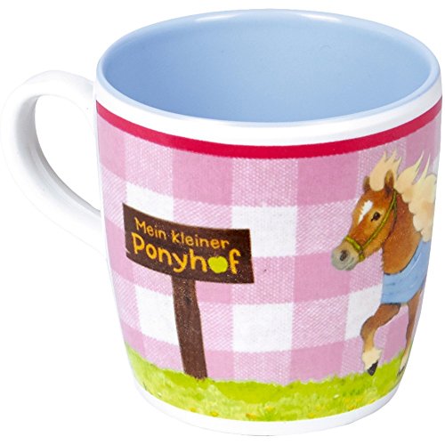 Tasse "Mein kleiner Ponyhof", bunt