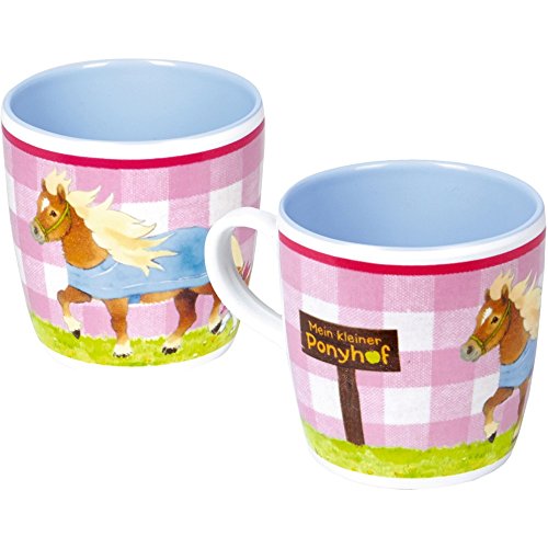 Tasse "Mein kleiner Ponyhof", bunt