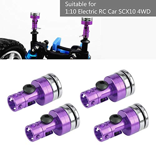 Tbest 4PCS Body Post Mount, aleación Stealth Magnetic Stealth Mount Mount para 1:10 Drift RC Car(Púrpura)