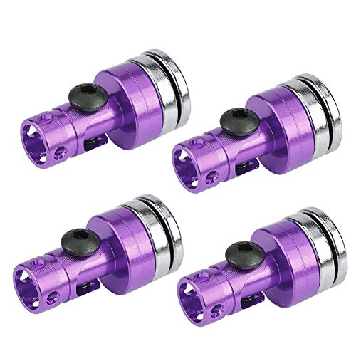 Tbest 4PCS Body Post Mount, aleación Stealth Magnetic Stealth Mount Mount para 1:10 Drift RC Car(Púrpura)