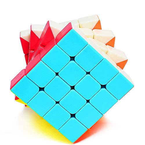 TOYESS Cubo de Velocidad 4x4 Stickerless, Cubo Mágico 4x4x4 Speed Cube Rompecabezas Juguetes para Adulto & Niños