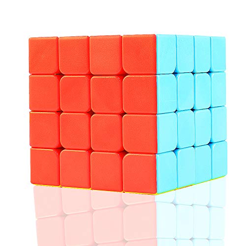 TOYESS Cubo de Velocidad 4x4 Stickerless, Cubo Mágico 4x4x4 Speed Cube Rompecabezas Juguetes para Adulto & Niños