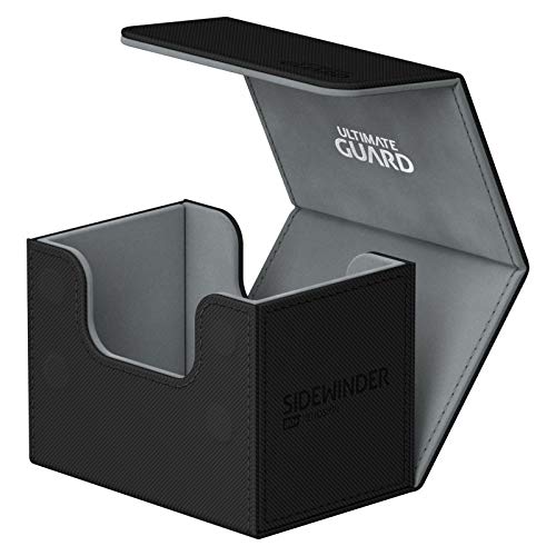 Ultimate Guard Caja de Cartas Sidewinder 80 Plus, tamaño estándar, Xeno Skin, en ámbar