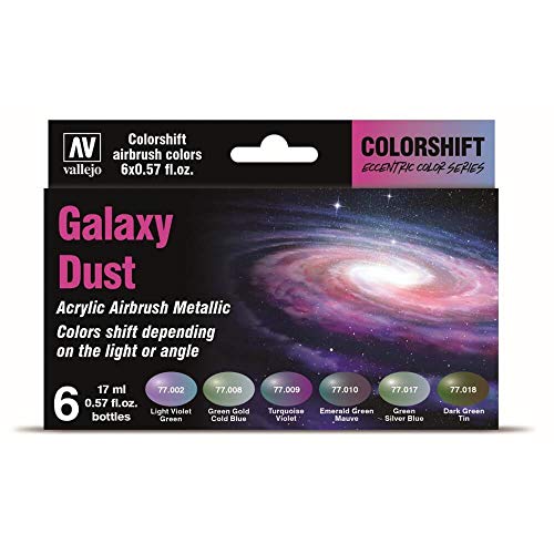 Vallejo- Farb-Set, Galaxy Dust Juego de construcción de maquetas, Color Diferentes (77.092)