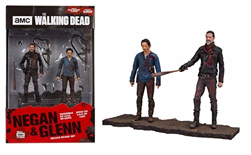 Walking Dead TV Negan y Glenn Figura de acción, Multicolor, 12,5 cm (McFarlane 14518-2)