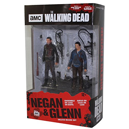 Walking Dead TV Negan y Glenn Figura de acción, Multicolor, 12,5 cm (McFarlane 14518-2)