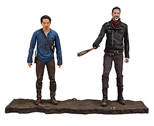 Walking Dead TV Negan y Glenn Figura de acción, Multicolor, 12,5 cm (McFarlane 14518-2)