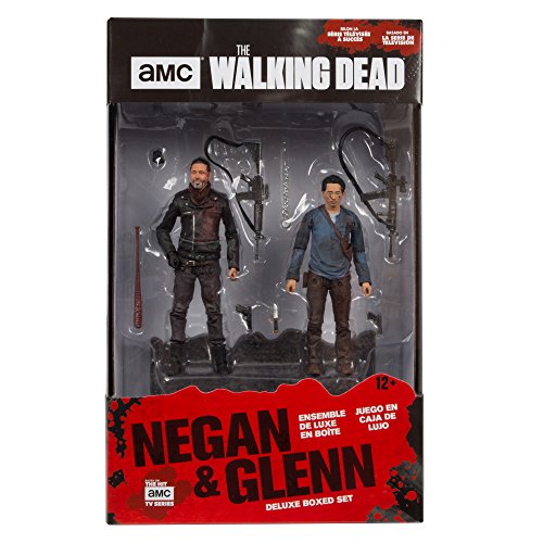 Walking Dead TV Negan y Glenn Figura de acción, Multicolor, 12,5 cm (McFarlane 14518-2)