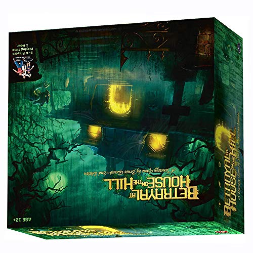 WOGQX Juego De Cartas Betrayal at House on The Hill, Juego De Aventura, 3-6 Personas, Mayores De 12 Años