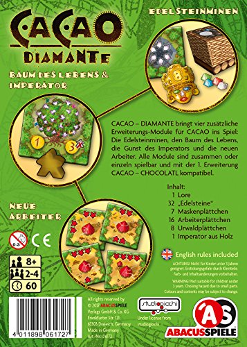 ABACUSSPIELE 06172 Cacao 2. Diamante de expansión, Juegos y Puzzles