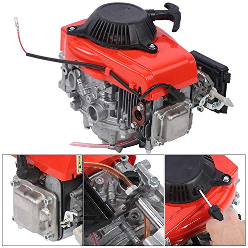 Alomejor Motor de Bicicleta 49CC Motor de Motor de Gas de 4 Tiempos para conversión de Bicicleta DIY Kit de Bicicleta motorizada