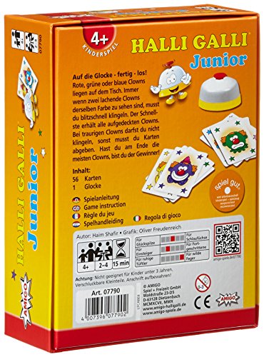 Amigo 7790 Halli Galli Junior - Juego de Cartas [Importado de Alemania]