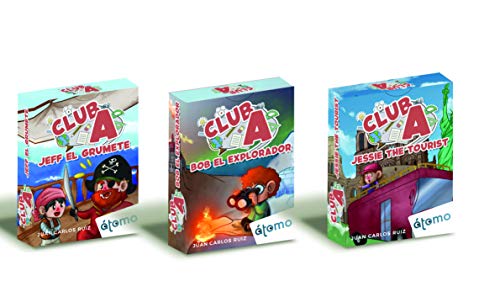 Átomo Games Club A. Pack de 3 Juegos: Jeff el grumete, Bob el Explorador y Jessie The Tourist