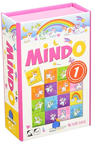 Blue Orange- Mindo - Juego de Mesa de Unicornio, Multicolor