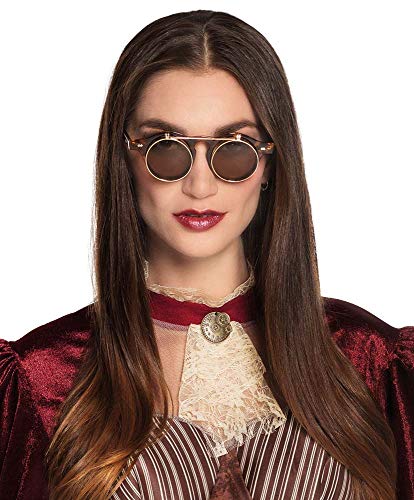 Boland 02599 Gafas Vintage Flip de Up, One Size