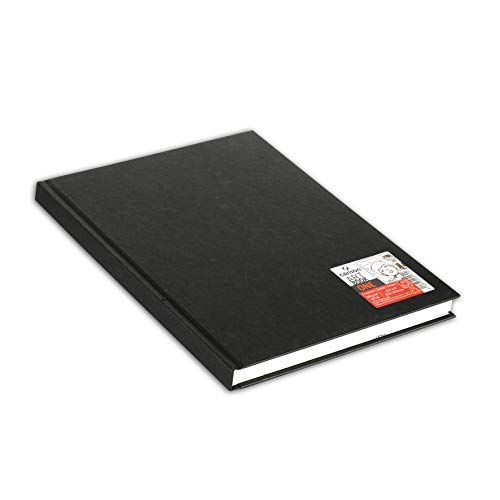 Canson Art Book One - Cuaderno de dibujo  que incluye 98 hojas de papel de dibujo de 100gsm, 21.6 x 27.9 cm, color negro, 1 unidad