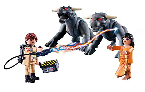 CAZAFANTASMAS-Venkman y Terror Dogs Playset de Figuras de Juguete, Multicolor, 7,2 x 14,2 x 18,7 cm Playmobil 9223