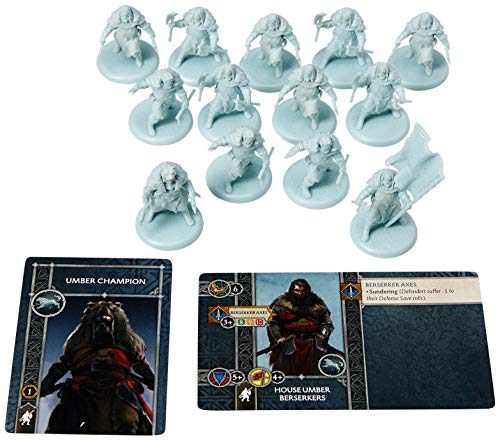 CoolMiniOrNot CMNSIF103 Thrones A Song of Ice and Fire Miniatures Game: Umber Berserkers Expansion, Multicolor