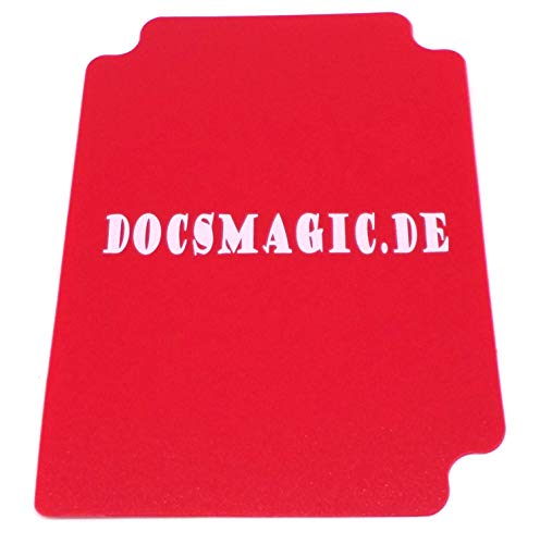 docsmagic.de 8 x Deck Box Full Red + Card Divider - Caja Roja - PKM YGO MTG