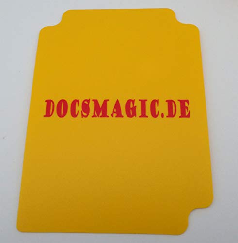 docsmagic.de 8 x Deck Box Yellow + Card Divider - Caja Amarillo - PKM - YGO - MTG