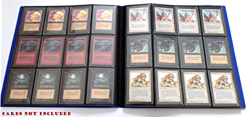 docsmagic.de Pro-Player 12-Pocket Playset Album Dark Blue - 480 Card Binder - MTG - PKM - YGO - Álbum para Tarjetas Azul Oscuro