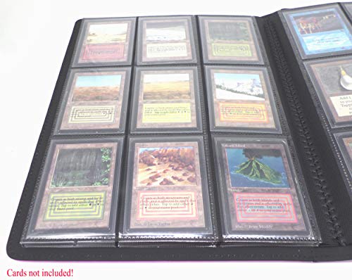 docsmagic.de Pro-Player Premium 9/18-Pocket Album Purple - 360 Card Binder - MTG - PKM - YGO - Álbum para Tarjetas Púrpura