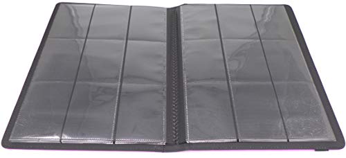 docsmagic.de Pro-Player Premium 9/18-Pocket Album Purple - 360 Card Binder - MTG - PKM - YGO - Álbum para Tarjetas Púrpura