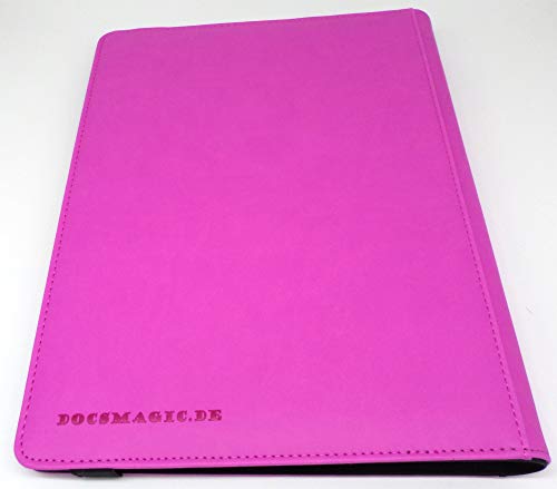 docsmagic.de Pro-Player Premium 9/18-Pocket Album Purple - 360 Card Binder - MTG - PKM - YGO - Álbum para Tarjetas Púrpura