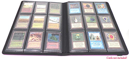 docsmagic.de Pro-Player Premium 9/18-Pocket Album Purple - 360 Card Binder - MTG - PKM - YGO - Álbum para Tarjetas Púrpura