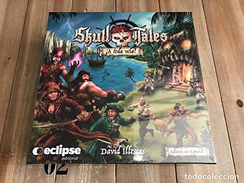 Eclipse Editorial- Skull Tales ¡a Toda Vela (Castellano) Juego De Mesa, Multicolor, Unica (BGSKULLTALES)